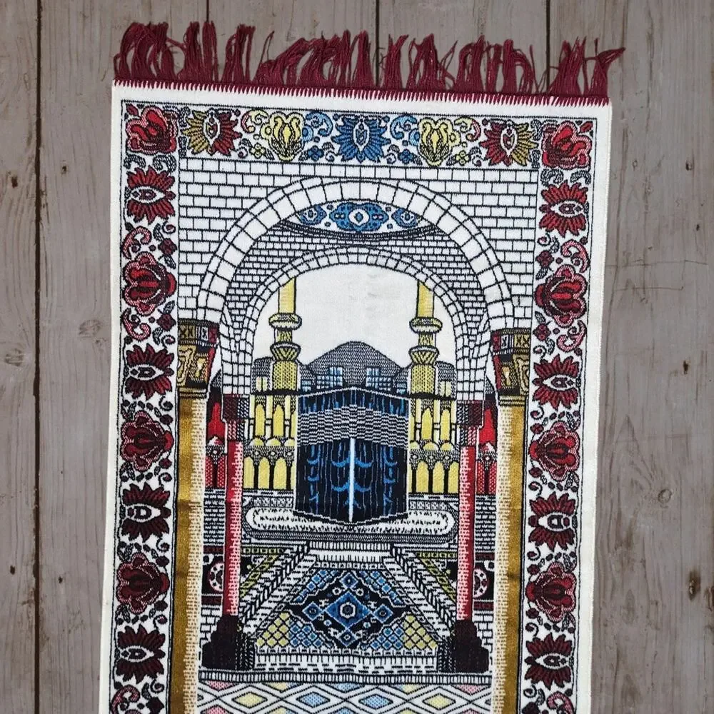 Vintage Marveltex Prayer Rug, Wall Hanging or Tapestry, 24x48